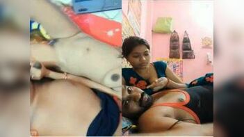 Experience Desi Couple Romance and Wife Giving Handjob Live on App Clip!