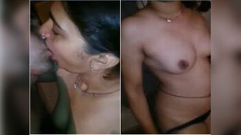 Romantic Desi Couple Engaging in Passionate Kissing and Fucking in the Middle of the Night