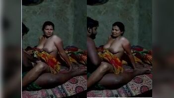 Experience the Traditional Indian Village Bhabhi's Passion for Riding Her Husband's Manhood