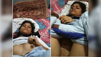Indian Girl's Hot Look in Hotel Room - Sex With Boyfriend Captured on Camera