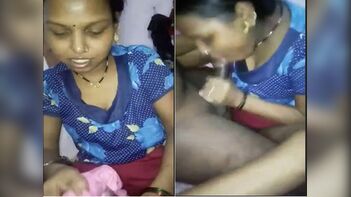 Experience the Thrill of a Horny Indian Wife Blowjob!