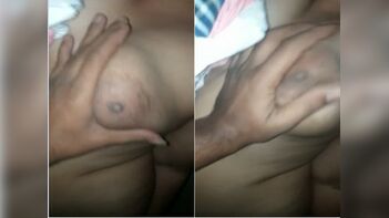 Tamil Couple Enjoys Intimate Foreplay with Blowjob and Breast Play