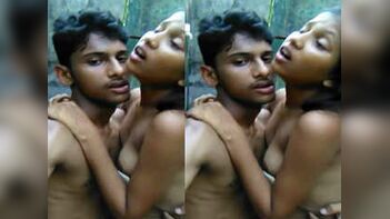 Desi Girl Enjoys Intimate Moment with Boyfriend