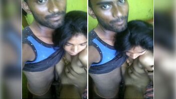 Exclusive - Indian Lover's Unusual Standing Fucking Technique Revealed