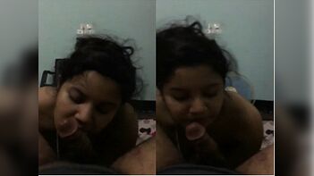 Indian Wife Gives Husband Unforgettable Blowjob - A Must-See Experience!