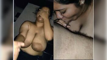Big Bosb Indian Girl Gives Sensual Blowjob To Her Lover