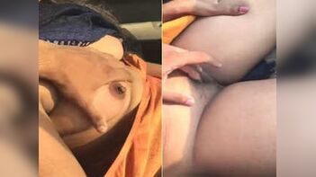 Sizzling Desi Bhabhi Bares All in Nude Car Ride!