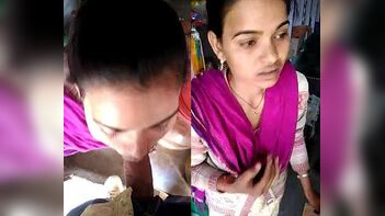 Desi Girl Caught Sucking Dick in Open Store - Shocking Video Goes Viral!