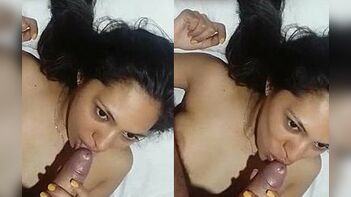 Experience the Sensual Pleasure of an Indian Wife's Blowjob