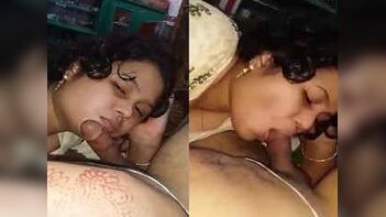 Experience the Sensual Pleasure of a Sexy Indian Wife's BlowJob
