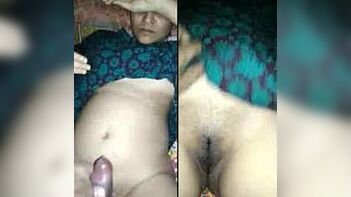 Desi Shy Aunty Gets Hot Cum On Her Pussy for the First Time