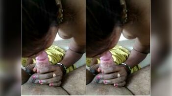 Tamil Wife Enjoys Pleasuring Her Hubby With Oral Sex