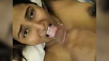 Swathi Naidu Delivers Sensational CUM in Mouth Performance