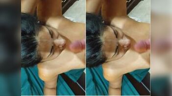 NRI Girl's Hot Look - Bf Cums On Her Face in Part 4 of Foursome