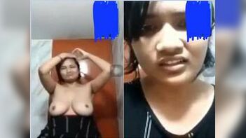 Cute Desi Girl Flaunting Her Bust in an Eye-Catching Display