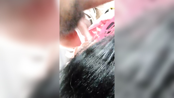 Indian Girl's Face Gets Wet with Pleasure After Hot Desi Blowjob