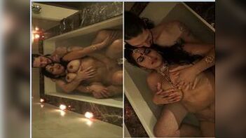 Desi Model's Sizzling Romance - Famous Model Enjoys Top-Notch Bath Time With Lover