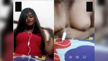 Cute Desi Shy Girl Finlay Flaunts Her Boobs on Video Call - A Unique Sight to See!