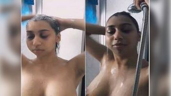 Watch Sexy NRI Paki Bhabhi Bathing and Enjoying a Sensual Blowjob - Part 1