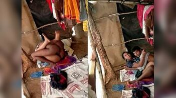 Caught in the Act - Desi Village Randi Bhabhi Engaged in Sexual Activity With Client