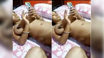 Exclusive - Desi Wife Gets Wildly Fulfilled by Husband on Live Show