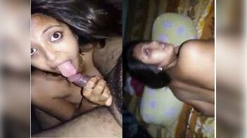 Hot Desi Girl Gives Passionate Blowjob and Gets Fucked with Clear Bangla Audio