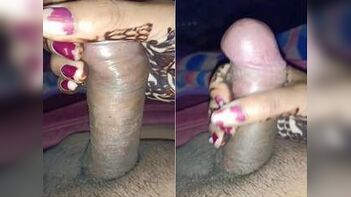 Newlywed Gives Husband a Special Handjob - A Unique Gift for Newlyweds!