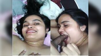 Filthy Desi Bhabhi Greedily Sucks and Fucks Her Man's Hard Cock Today.