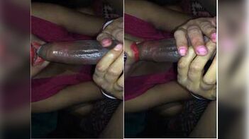 Sexy Bhabhi Gives Hubby a Sloppy, Messy Blowjob Until He Explodes