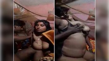 Desi Village Babe Gets Her Tits Squeezed and Fucked Hard in Doggy Style