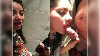 Naughty NRI Babe Gags on Boss's Fat Cock, Swallows Every Drop of Hot Cum.