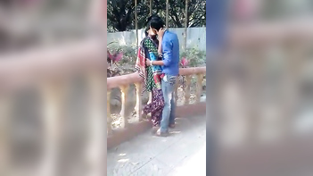 Hot Indian Girl's Naked Ass Exposed in Outdoor Sex Video.