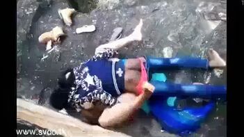 Raunchy Telugu Village Slut Caught Fucking in Wild Outdoor Video