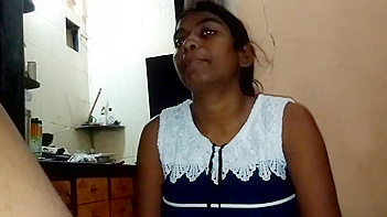 This Horny Tamil Babe With Huge Tits Suck Cock and Get a Facial.