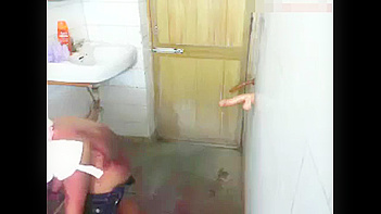 Hot Indian Babe Brutally Fucks Herself with Big Dildo in Shower.