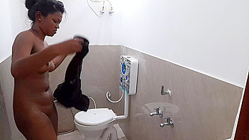 Hot Tamil College Babe Gets Pounded Hard in Steamy Bathroom Romp.