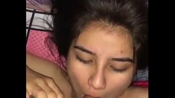 Indian Maid Gives Sloppy Blowjob to Owner in Raunchy Desi Hindi Film