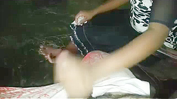 Foul-Mouthed Review - Young Slut Wanks Boyfriend's Cock in Public Restaurant.