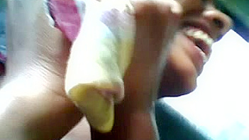 Tamil Sexy Babe Gagging on Cock and Taking a Hot Facial Like a Slut.