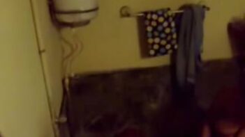 Desi Housewife Caught on Hidden Cam in Shower, Amateur Action