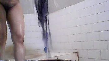 Indian Bhabhi Drenching Wet in Shower Scene