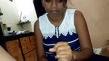 Tamil GF with Big Boobs Sucking Dick Like a Whore Amateur Blowjob