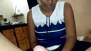 Tamil GF with Big Boobs Sucking Dick Like a Whore Amateur Blowjob