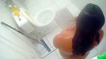 Indian Amateur Babe Gets Caught Naked, Showering by Nosy Neighbor