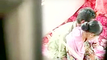 Indian Couple Caught on Cam Fucking Like Rabbits