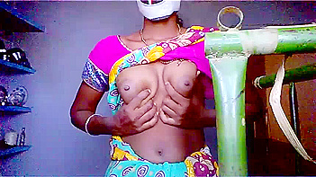 Wild Indian Babe with Huge Tits Caught on Hidden Cam Getting Fucked Raw