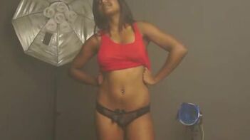 Dark Skinned Indian Model Strips Down in Steamy Nude Photoshoot