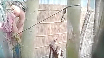 Desi Chick Gets Fucked Wild in Outdoor Shower, Watch Her Scream!