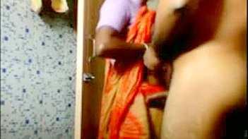 Village Aunty Gives Mind-Blowing Handjob To Lucky Bastard Master