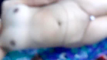 Indian Wife Gets Naked and Wild on Hidden Cam in Bed